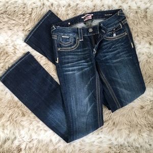 Express Dark Wash Jeans Boot Cut